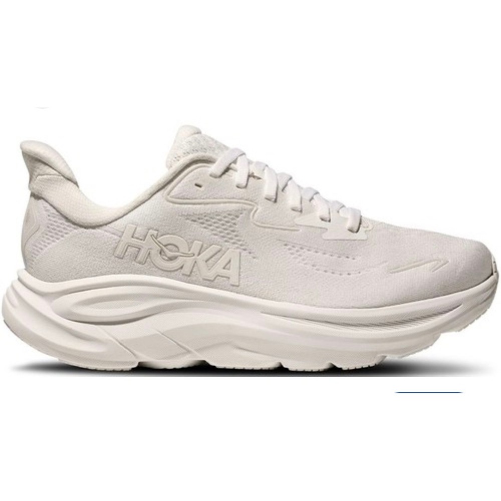 Hoka Clifton 9 White Running Shoes Sneakers Womens 8.5 1162031 WWH